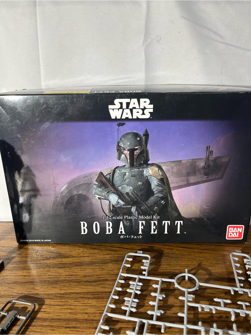 Bandai Star Wars Episode V Boba Fett 1/12 Scale Plastic Model Kit No Glue